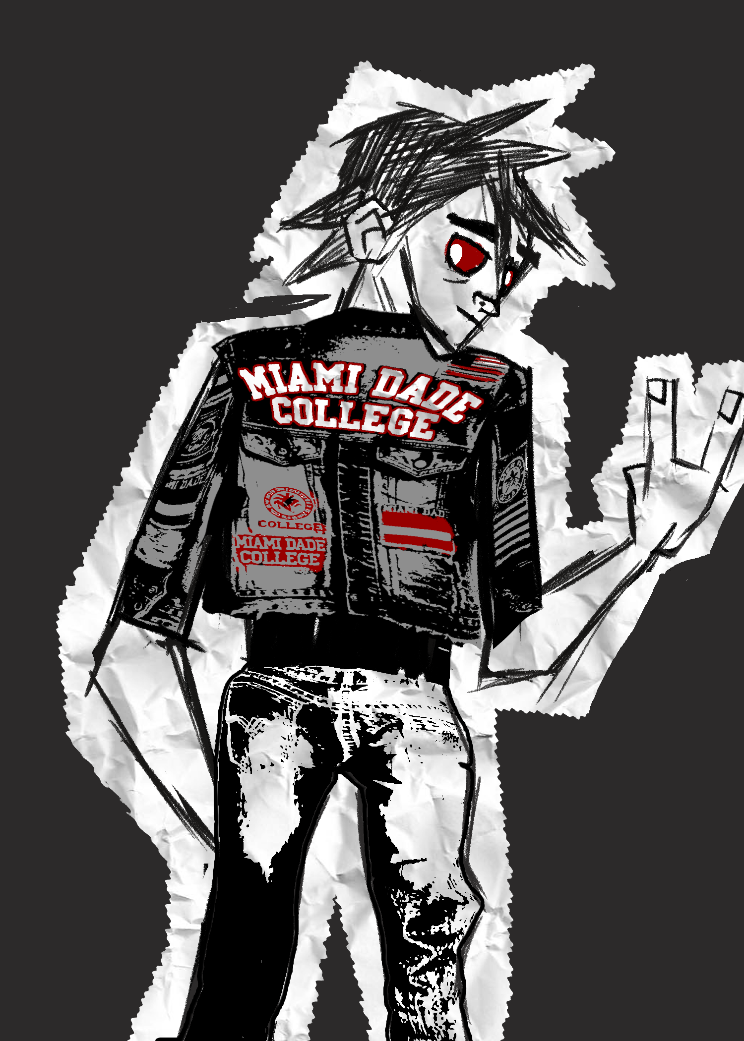 Early character concept art