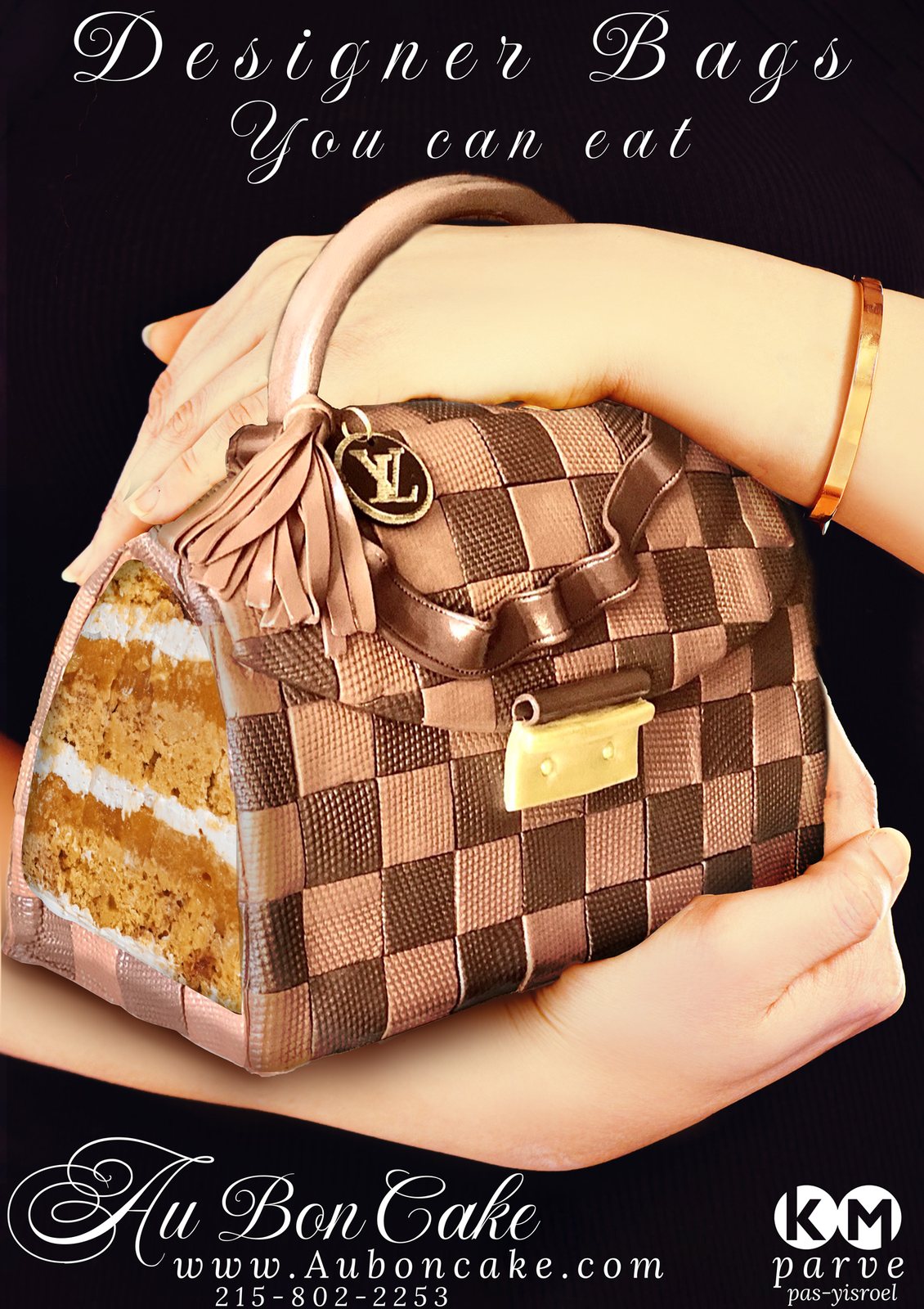 Au Bon Cake designer bag cake