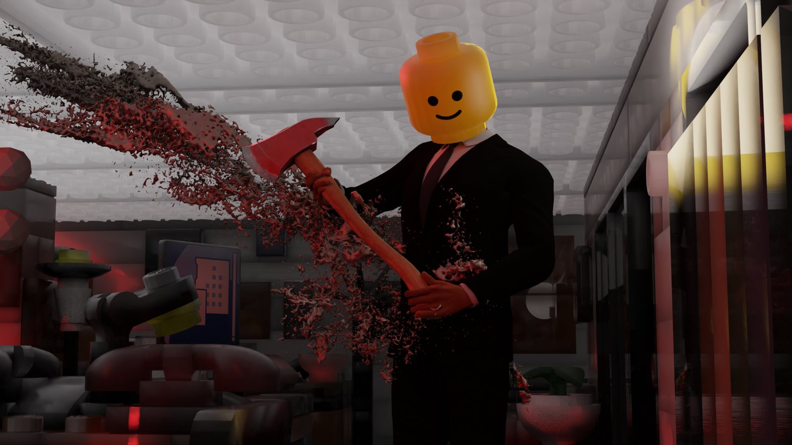 Lego character render